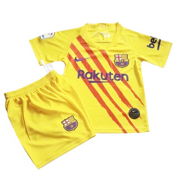 Camiseta Barcelona Especial Niños 2019-20 Amarillo